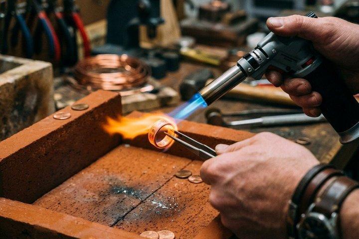 大阪 ヴィンテージコインリング作り体験