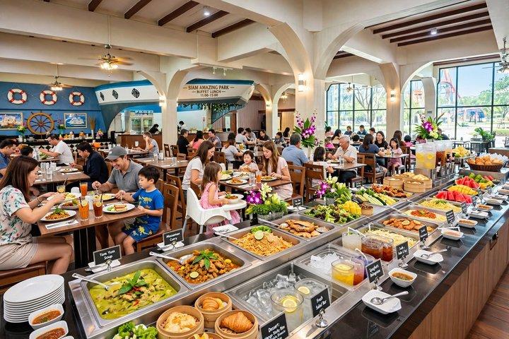 バンコク・サイアム・アメイジングパーク 入場券とビュッフェランチ