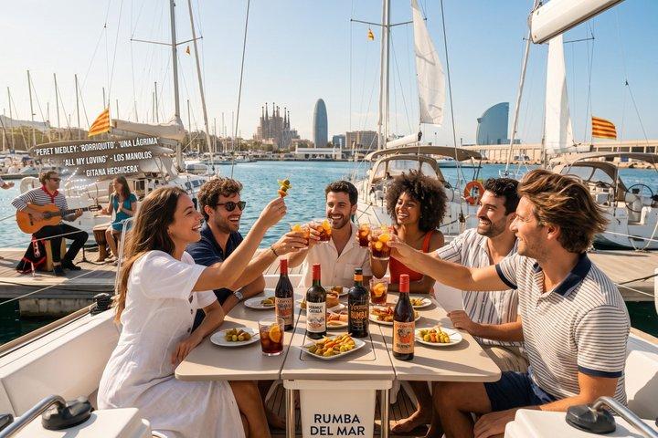 バルセロナのオープンセーリング旅行、ベルモット、タパス&ライブ・カタルーニャ・ルンバ