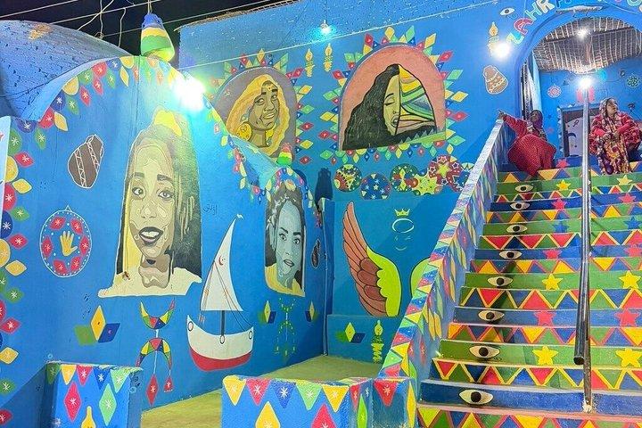 アスワンのプライベートツアー：ヌビアン村とフェルッカ
