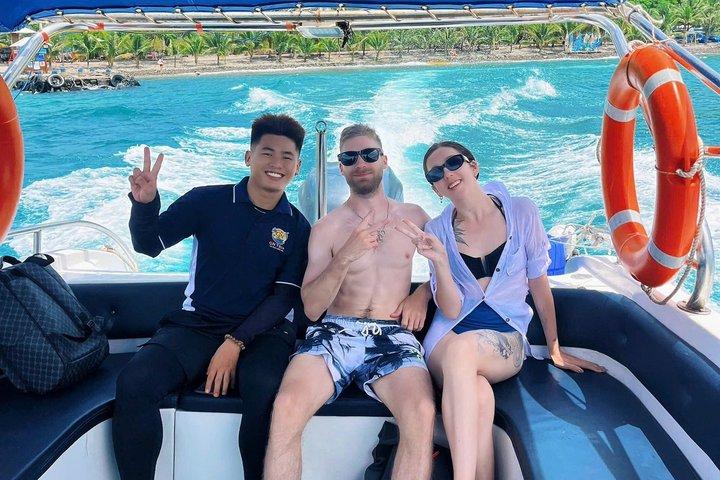 ニャチャン3島：ミニビーチ、地元シーフード＆ホンタム泥浴
