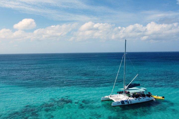 Aruba Catamaran Snorkel Sail: Appetizers, Slide, Swing & Open Bar