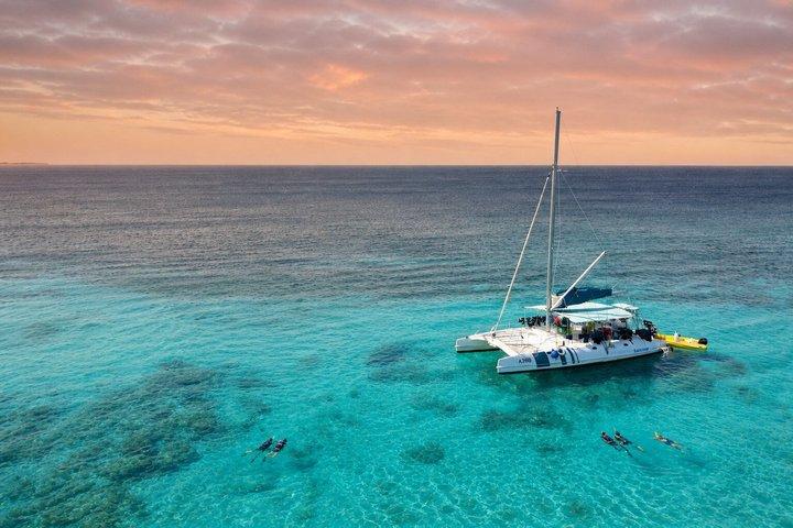 Aruba Catamaran Snorkel Sail: Appetizers, Slide, Swing & Open Bar