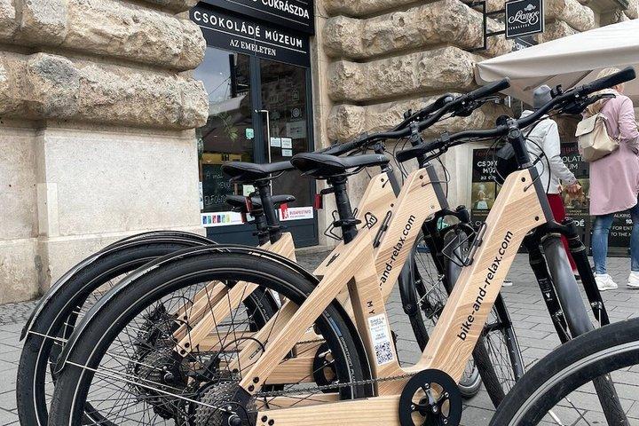 ブダペスト：歴史的なダウンタウンをE-自転車でブダ＆ペストに乗る