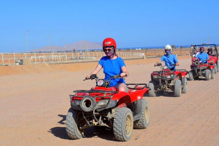 VIP Desert Safari Quad Bikes and Camel Ride