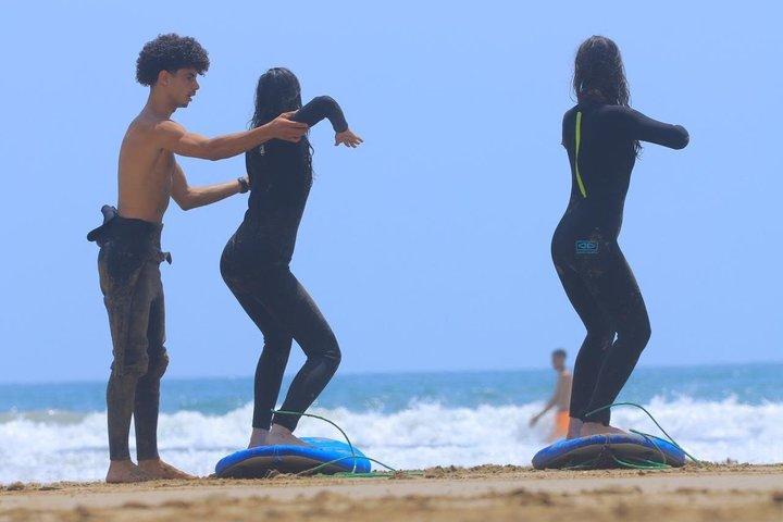 Taghazout Private Group Surf Lesson at Panorama Beach