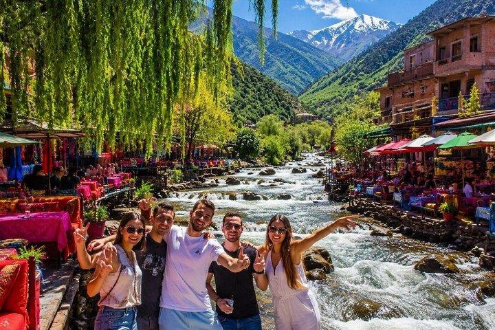 From Marrakech: Explore Ourika Valley, Waterfalls & Berber Lunch