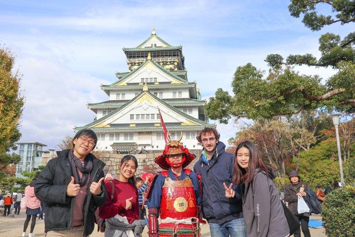 5時間マスター大阪必見ツアー 黒門道頓堀と城