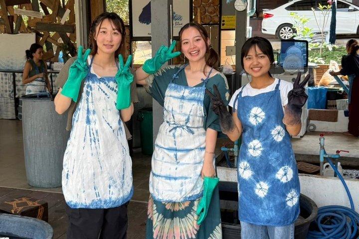 チェンマイでのプライベートインディゴタイダイワークショップ