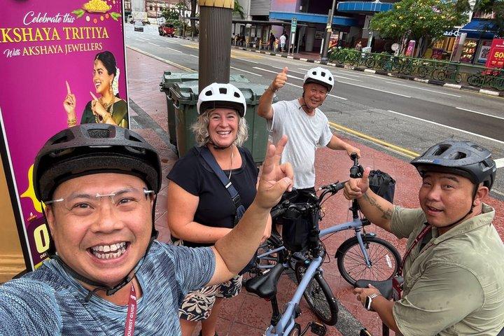 シンガポール・シティ・ハイライト・バイクツアー（4時間ヘリテージ・ライド）