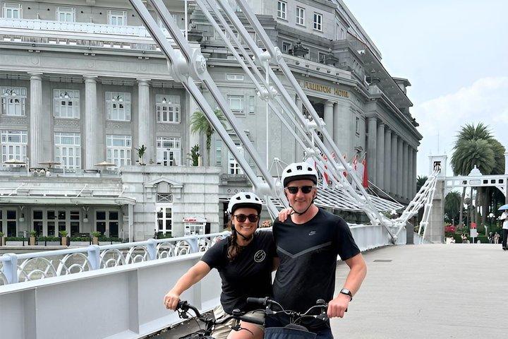 シンガポール・シティ・ハイライト・バイクツアー（4時間ヘリテージ・ライド）