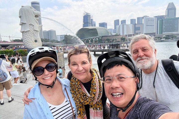 シンガポール・シティ・ハイライト・バイクツアー（4時間ヘリテージ・ライド）