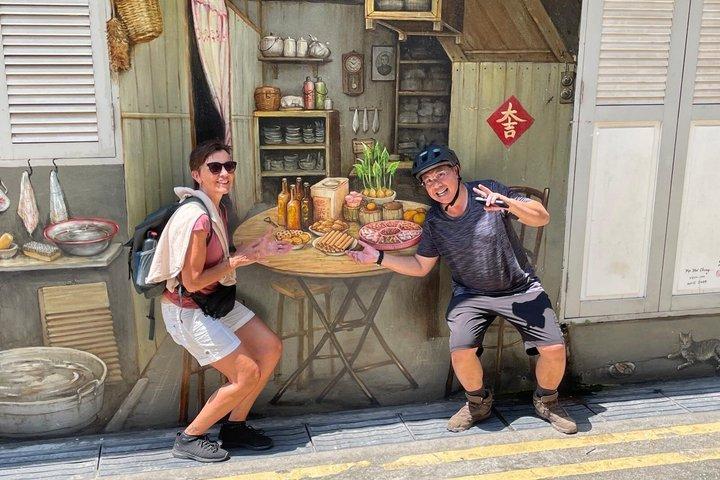 シンガポール・シティ・ハイライト・バイクツアー（4時間ヘリテージ・ライド）