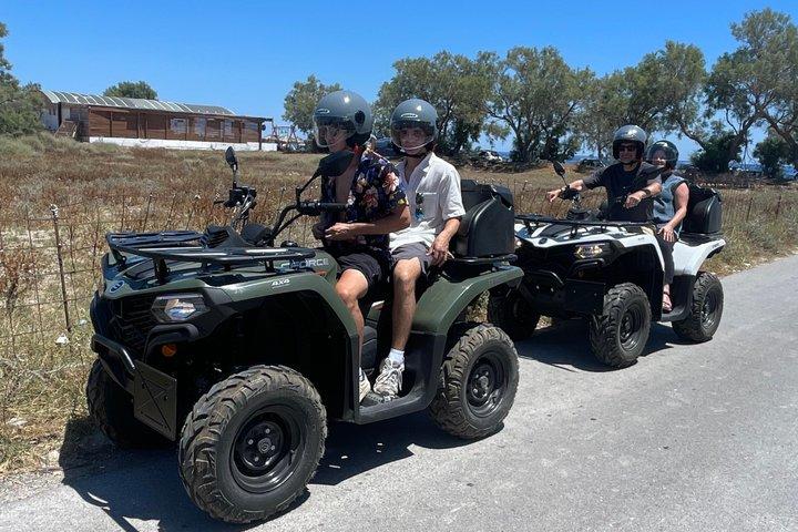 Santorini ATV Highlights Tour: Oia, Viewpoints & Volcanic Beaches