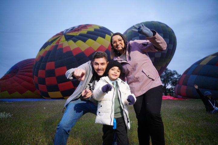 Sunrise Balloon Flight+ GRUTA Breakfast + Pyramids from CDMX
