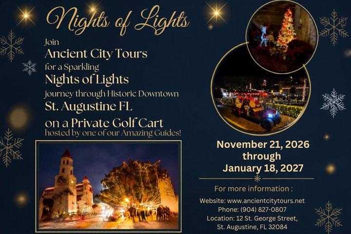 Nights of Lights: A Sparkling Journey by Golf Cart