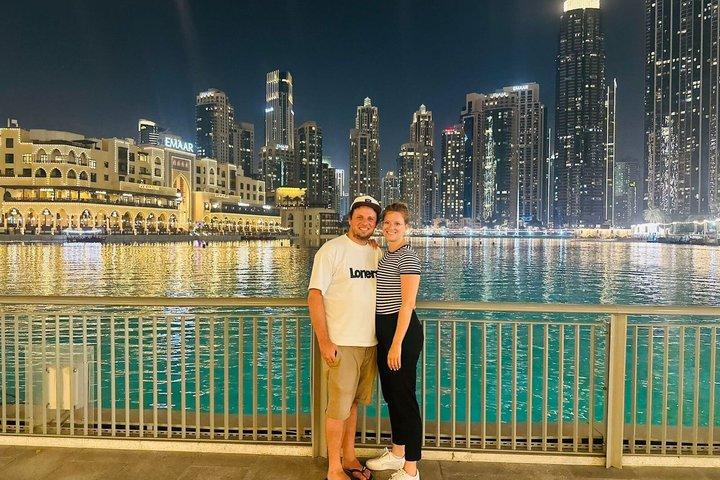 ドバイの夜間乗り継ぎおよびストップオーバーシティツアー(空港送迎付き)