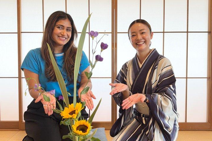 新宿近郊の東京でいけばなウェルネス体験