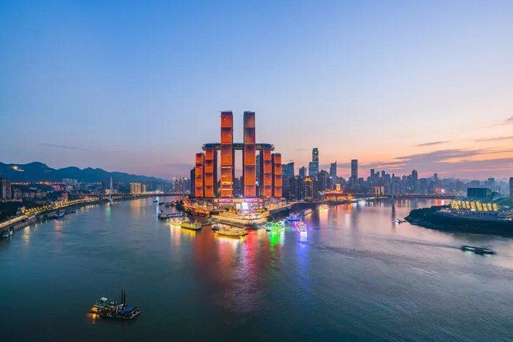 重慶ツーリバーズナイトクルーズ チケット 洪崖洞 朝天門