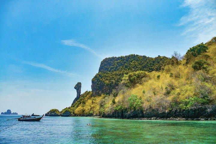 クラビ トロピカル 4島シュノーケリングツアー（スピードボート利用、ランチ付き）