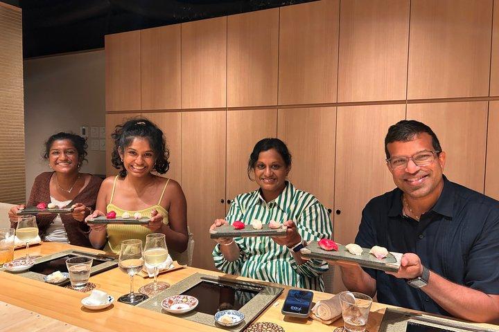 Special Japanese cuisine dinner course