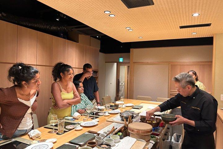 Special Japanese cuisine dinner course