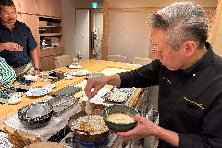 Special Japanese cuisine dinner course