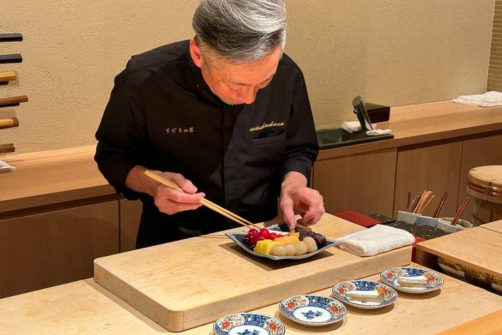 Special Japanese cuisine dinner course