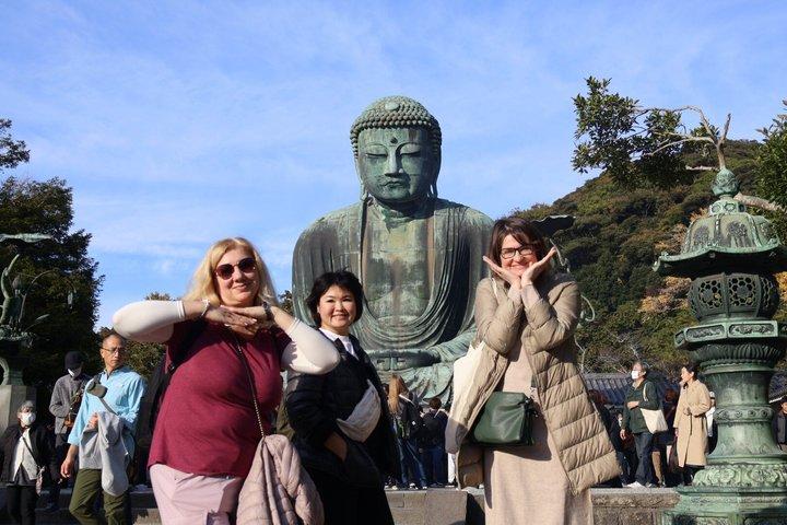 鎌倉e-バイクツアー 大仏、海辺、隠れた神社