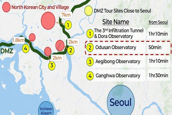 Seoul: Private DMZ Observatory Tour | Minimum Walking