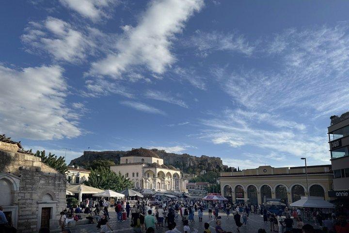 Gåtur i Athens Center med Plaka og Lokalt Marked
