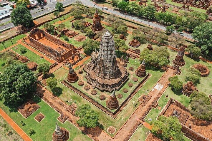 Tour di un giorno in piccoli gruppi ai templi di Ayutthaya UNESCO da Bangkok