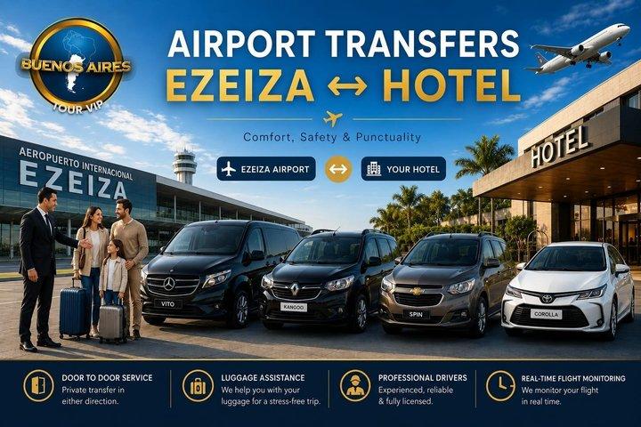 Private Airport Transfer In or Out : Ezeiza (EZE) – Buenos Aires