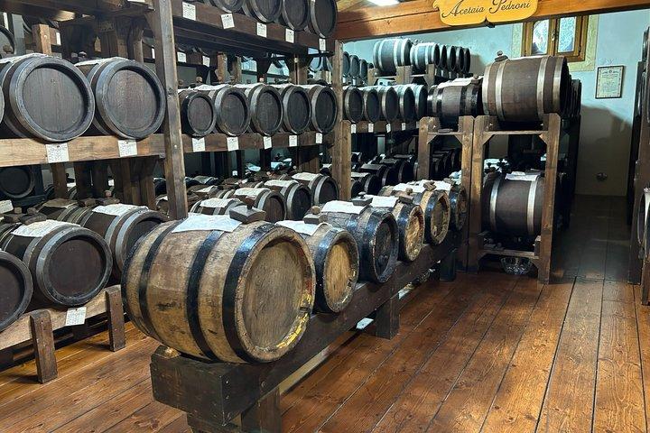 フードバレーツアー：パルミジャーノ、バルサミコ、ワイン、ランチ、交通手段