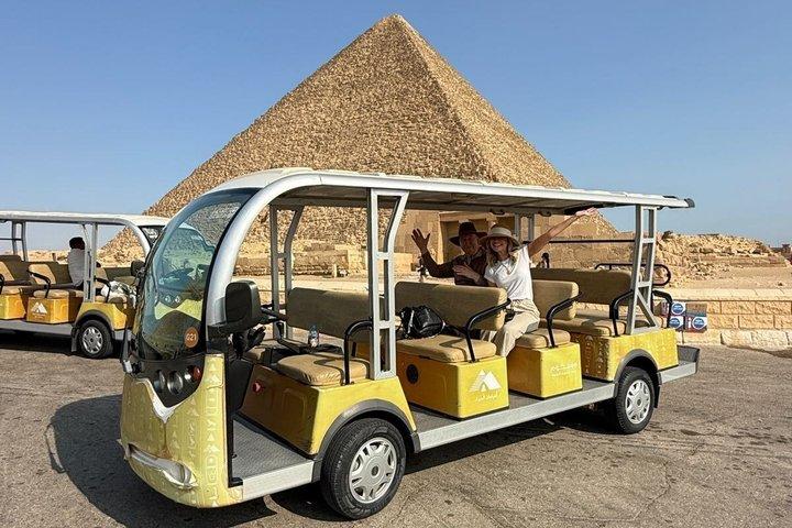 VIP Gizeh Pyramides et Grand Sphinx Golf Panier Tour