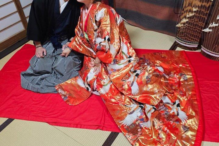 Hiroshima Kimono Koto and simple tea experience