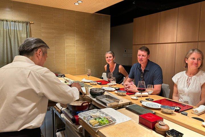 Special Japanese cuisine dinner course