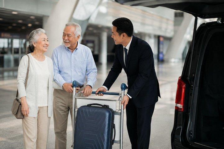 重慶空港から市内のホテルへの移動