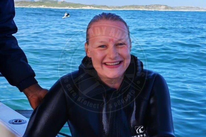 Haikäfigtauchen mit kostenloser Luft im Käfig von Gansbaai