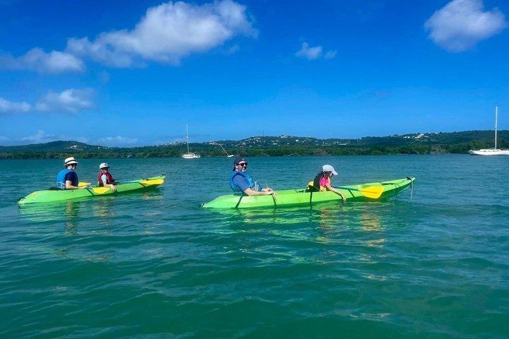 Vieques Bio Bay Trips on Clear Bottom Kayak by Bieque Eco Trips