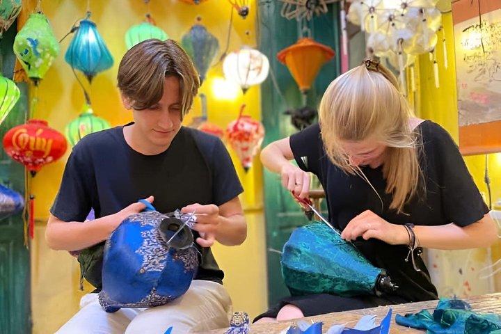ホイアンのランタン作りとココナッツフォレストのバスケットボート体験