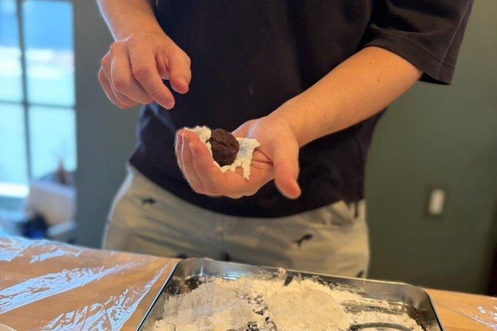 大阪：もちつきと抹茶作りをJP最長通りで