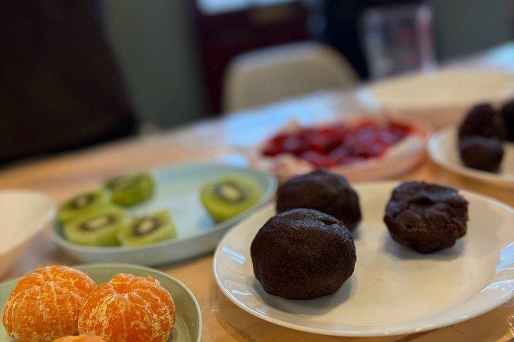 大阪：もちつきと抹茶作りをJP最長通りで
