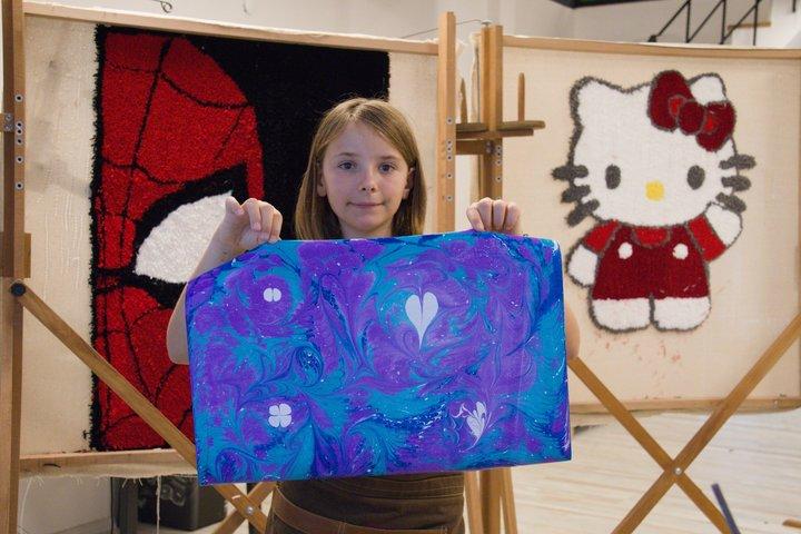 Traditional Turkish Ebru Art Workshop in Antalya