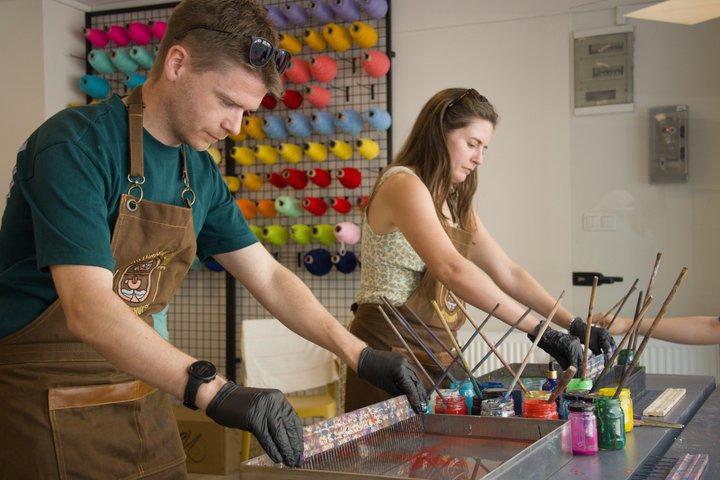 Traditional Turkish Ebru Art Workshop in Antalya