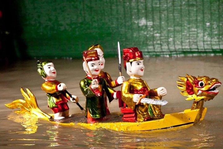 ホーチミン市ゴールデンドラゴン水上人形劇チケット