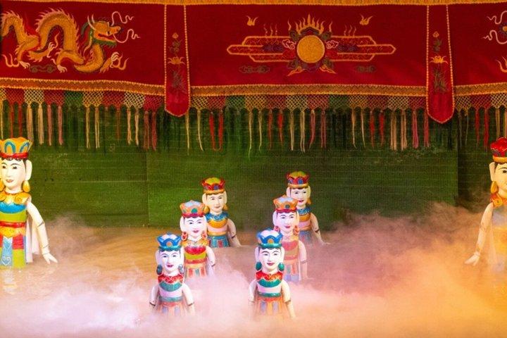 ホーチミン市ゴールデンドラゴン水上人形劇チケット