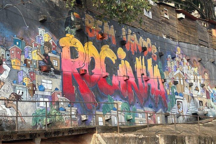 Favela Rocinha + Favela Santa Marta opção de video de drone