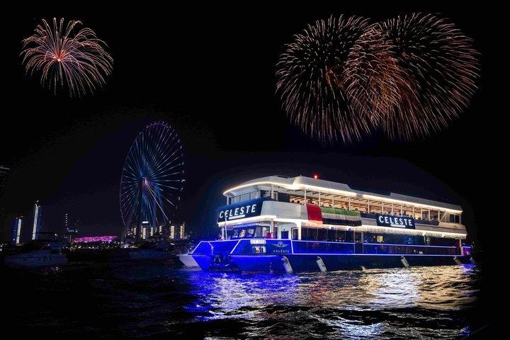 Cruzeiro de jantar de luxo Dubai Marina, shows ao vivo