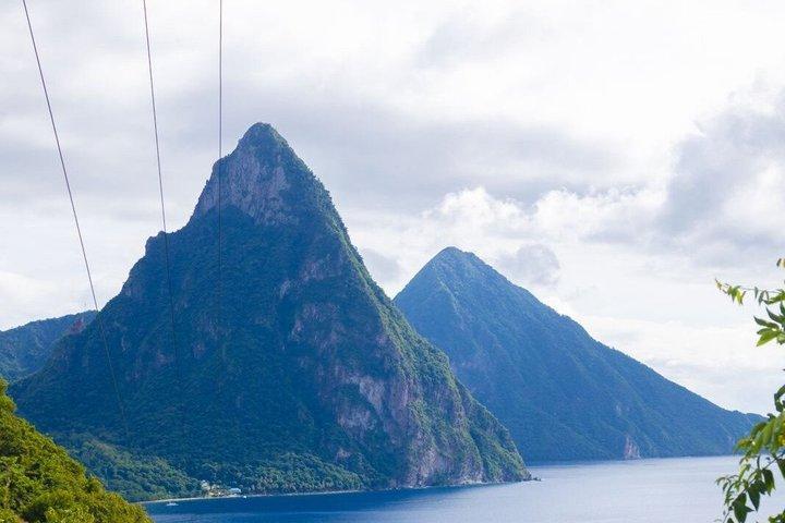 セントルシアでのカヤックと竹筏の写真撮影